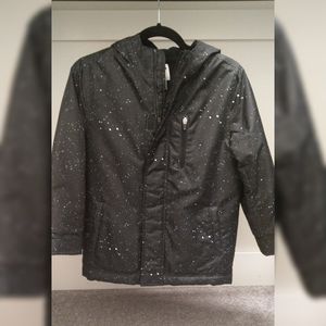 Youth Boy's Old Navy Snow/Splatter Print Jacket (S